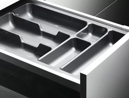 Wkład do szuflady 90/50 na sztućce organizer szary Marka inna