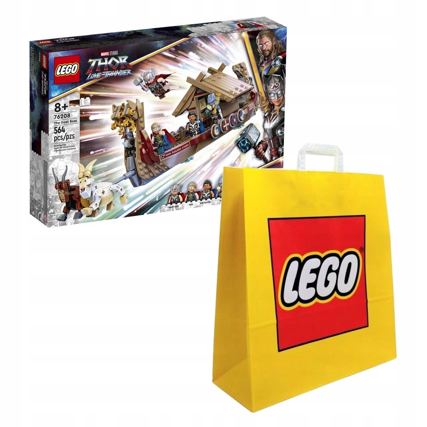 Lego Heroes 76208 Kozí loď papírová taška Lego!