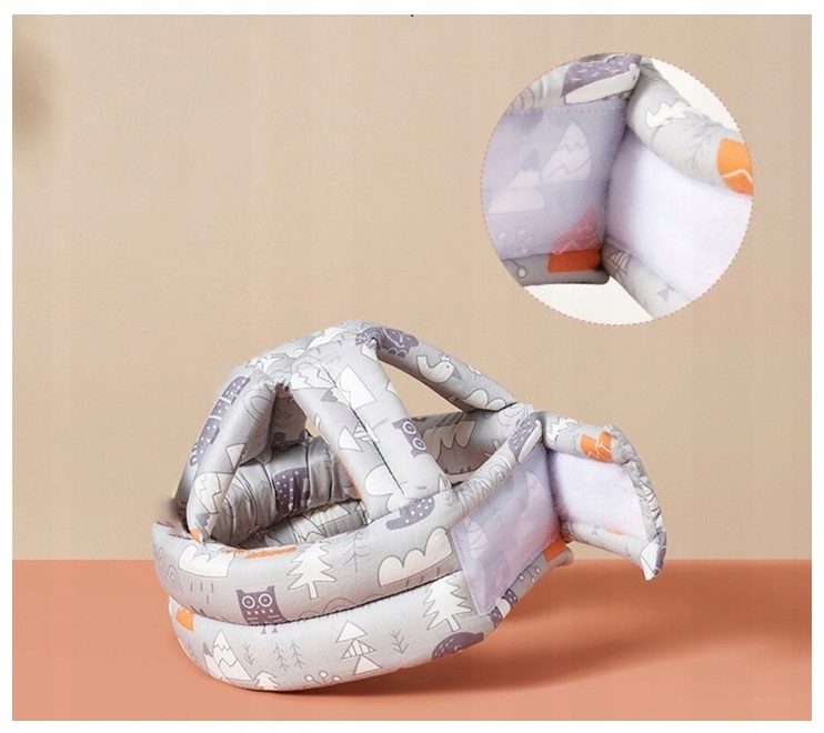 KASK OCHRONNY DLA DZIECI DO NAUKI CZWORAKOWANIA RACZKOWANIA CHODZENIA Marka inna marka