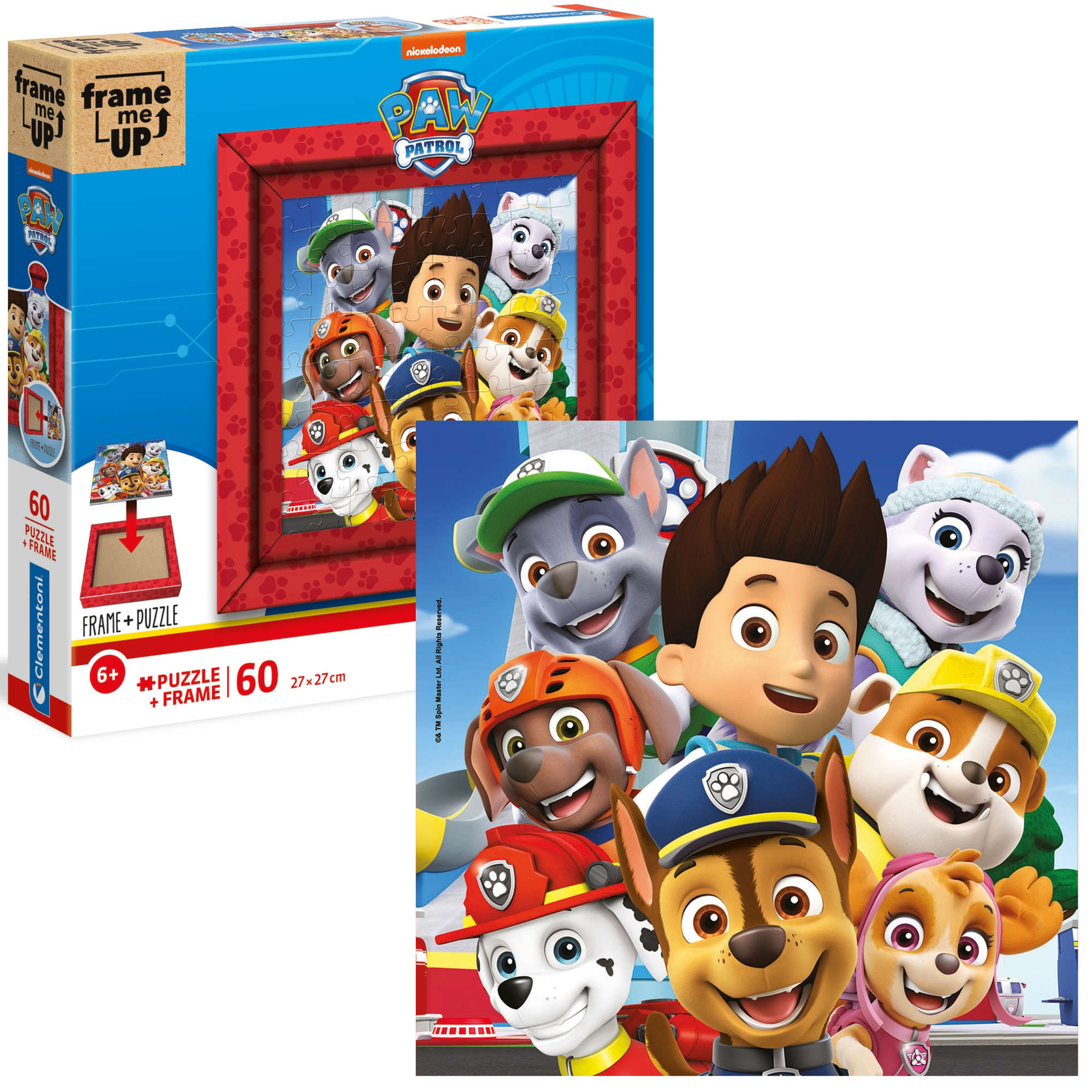 

Puzzle Z Ramką 60 Elementów Psi Patrol