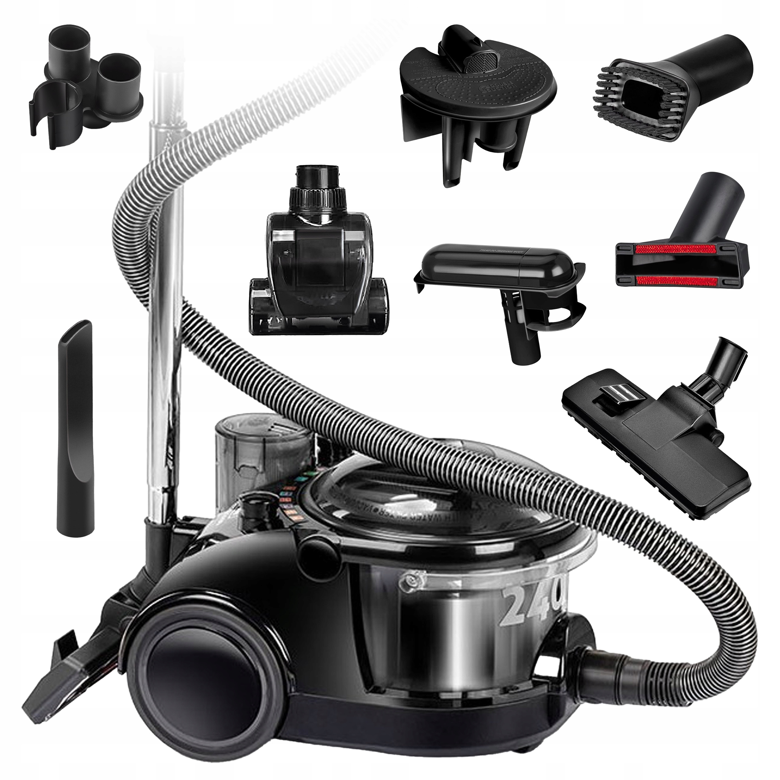 Vodný vysávač s vodným filtrom, výkonný, priemyselný Bora Mpm MOD-47 2400 W