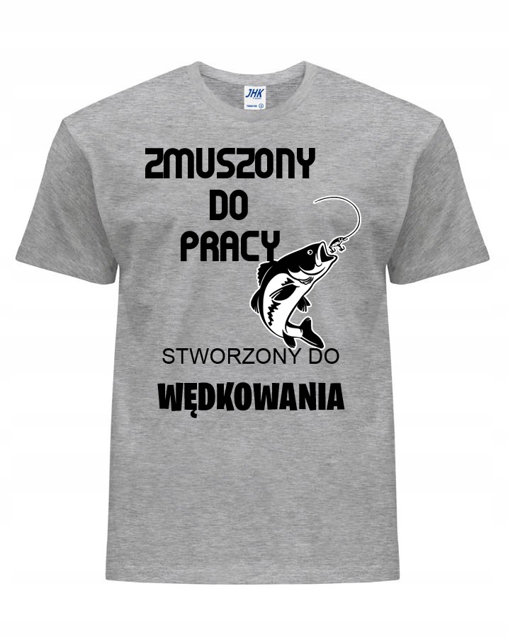 

koszulka Stworzony Do Wędkowania Wędkarz Ryba 5XL