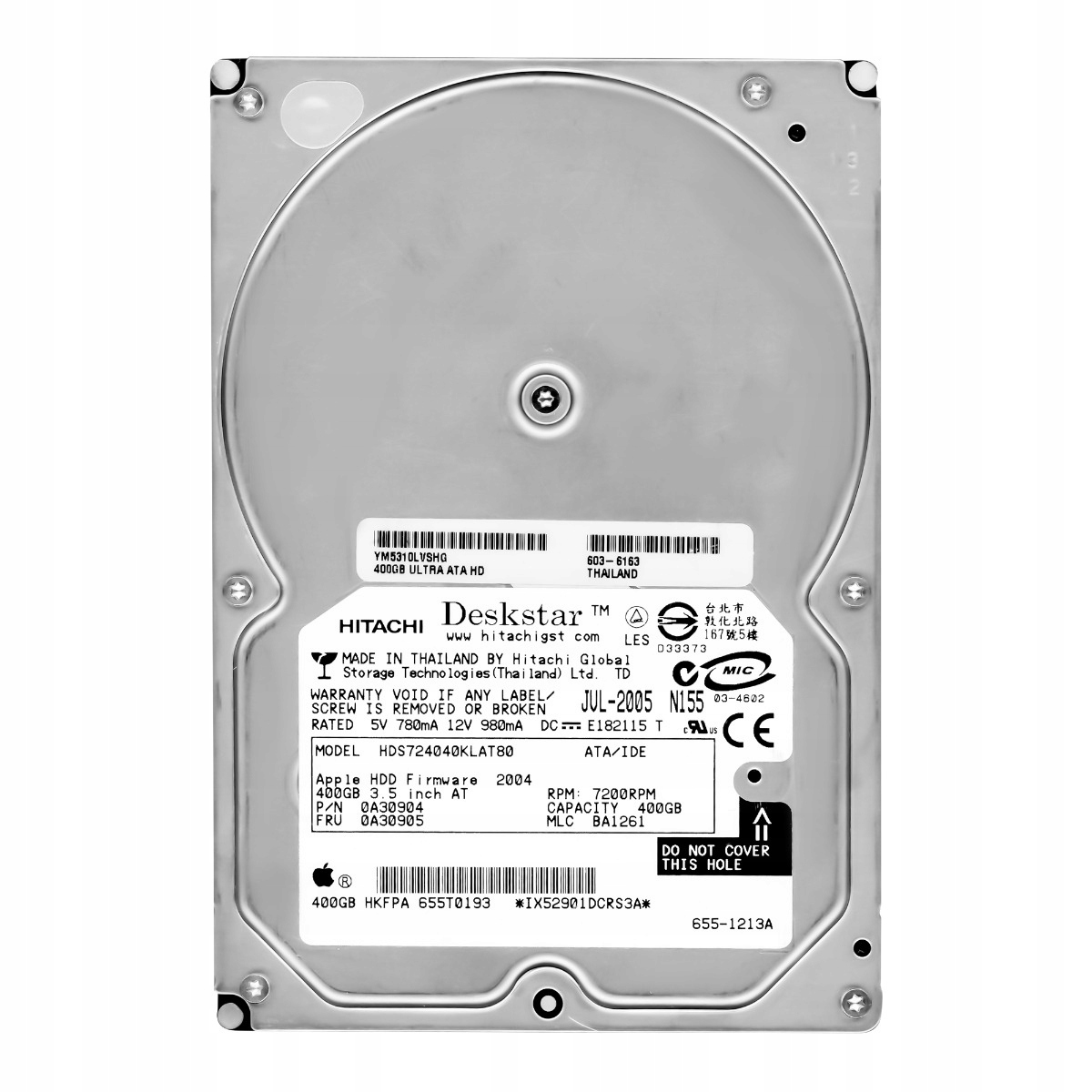 400GB 7.2k 8MB Ata 3.5'' HDS724040KLAT80