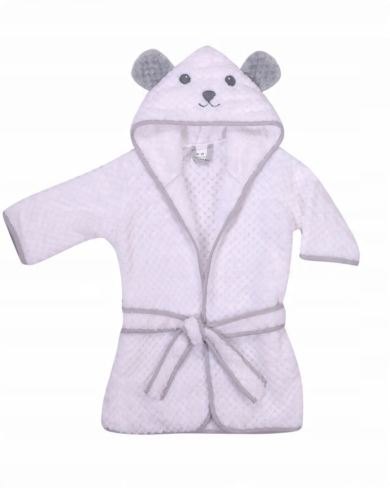 

Duetbaby Ciepły szlafrok dziecięcy 92-104 cm Biały