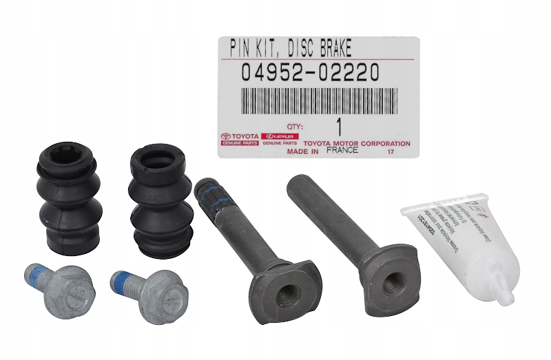 Prowadnice zacisku przod AURIS COROLLA VERSO