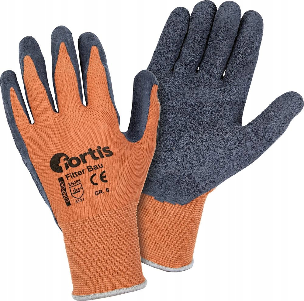 Pletené rukavice Fitter Bau velikost 10 Fortis (4271824416)