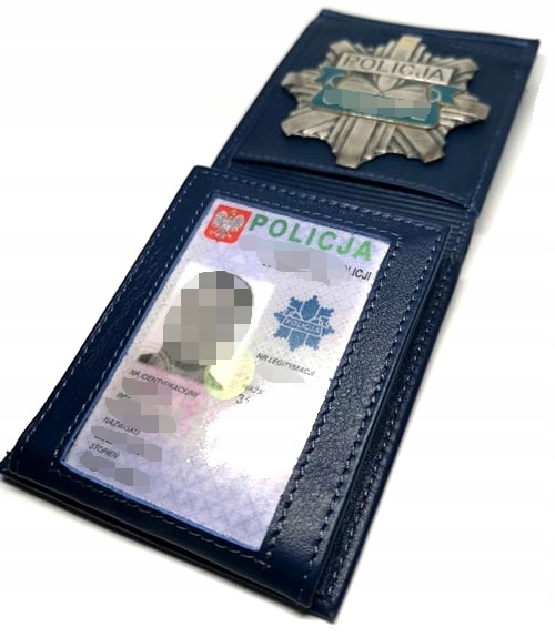 

Etui Portfel Na Legitymacje Służbową Policja Skóra