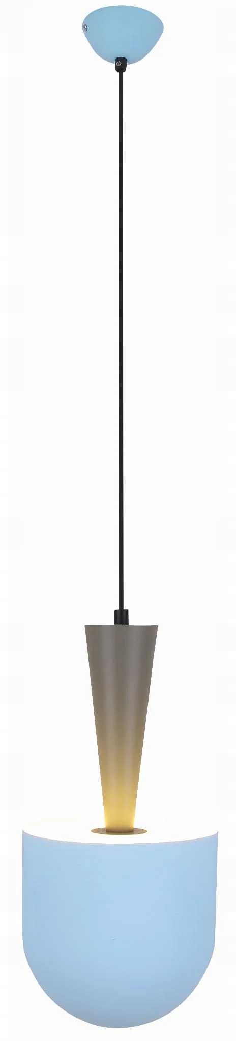 Závesná lampa pre deti modrá, šedá, E27 Candellux