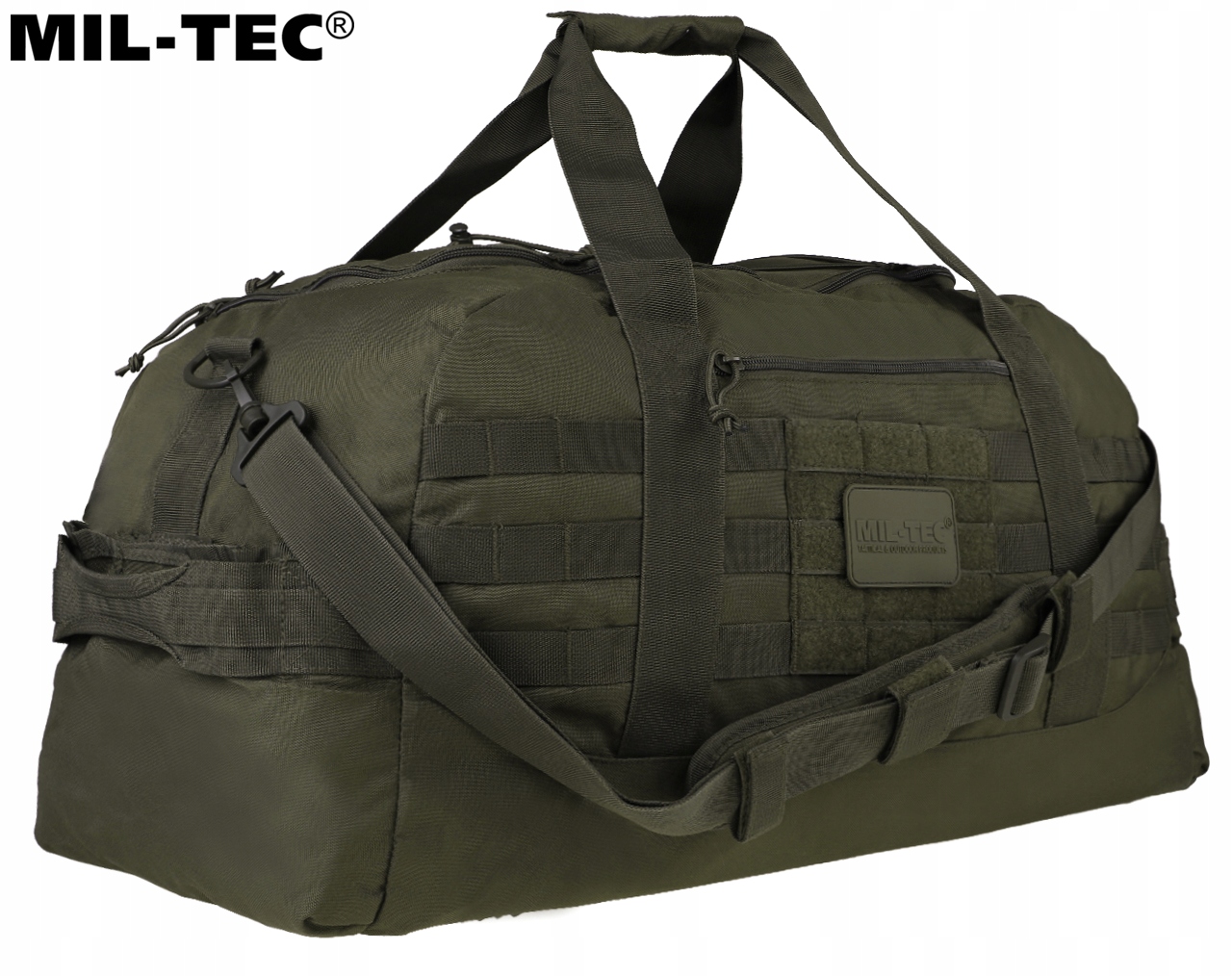 TORBA WOJSKOWA TURYSTYCZNA MIL-TEC USCOMBAT PARACHUTE CARGO 54L OL. +Gratis Model COMBAT MED OLIV