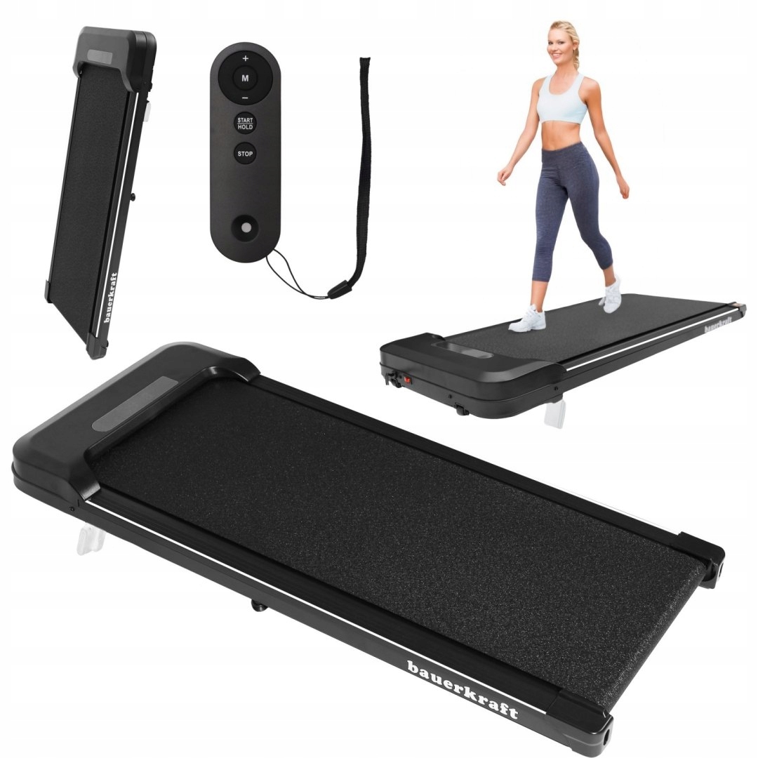 Elektrický domácí běžecký pás Bauerkraft displej chůze kardio bílá Ba