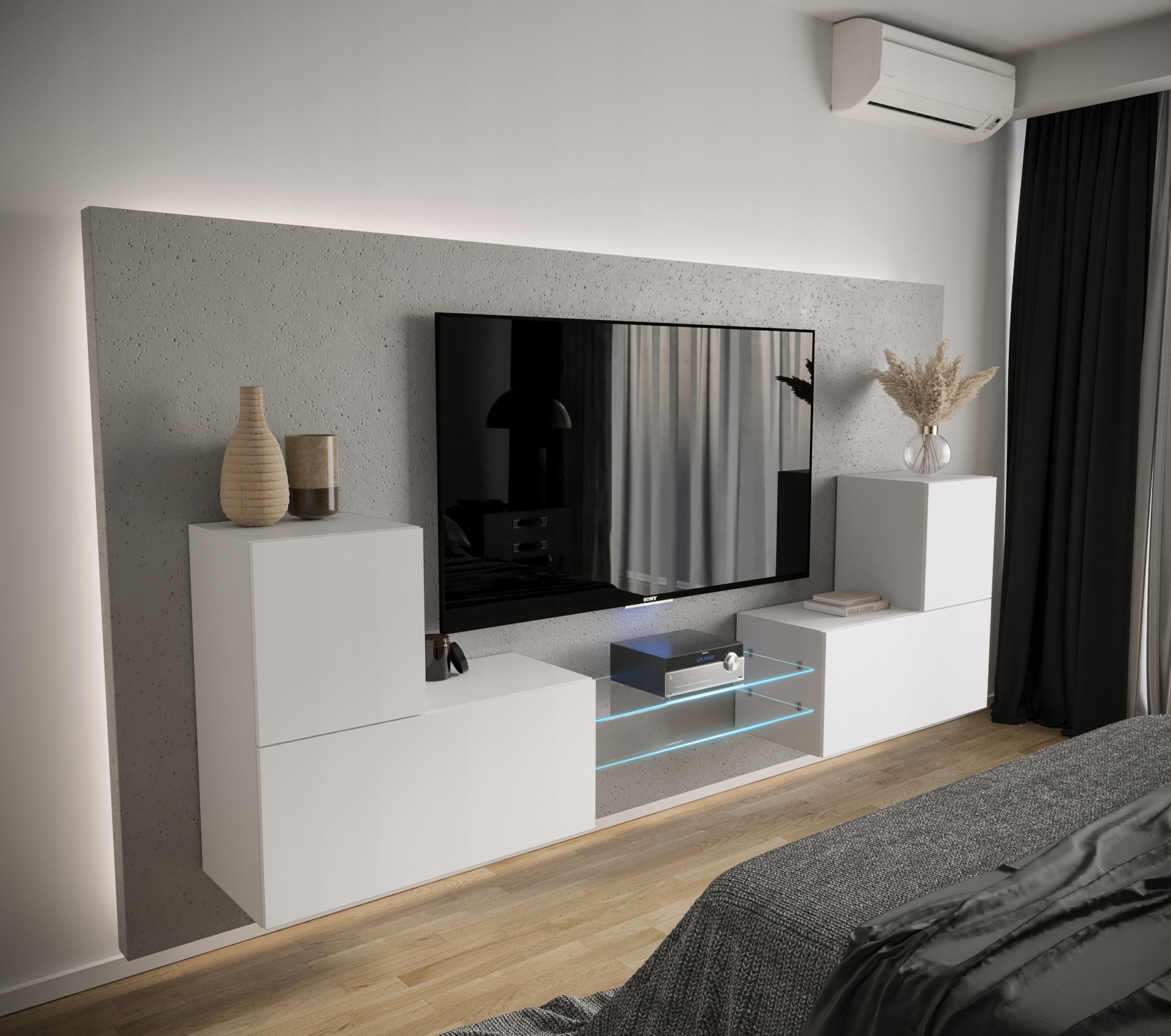 Meblościanka Nowoczesna Salon Meble N96 1A