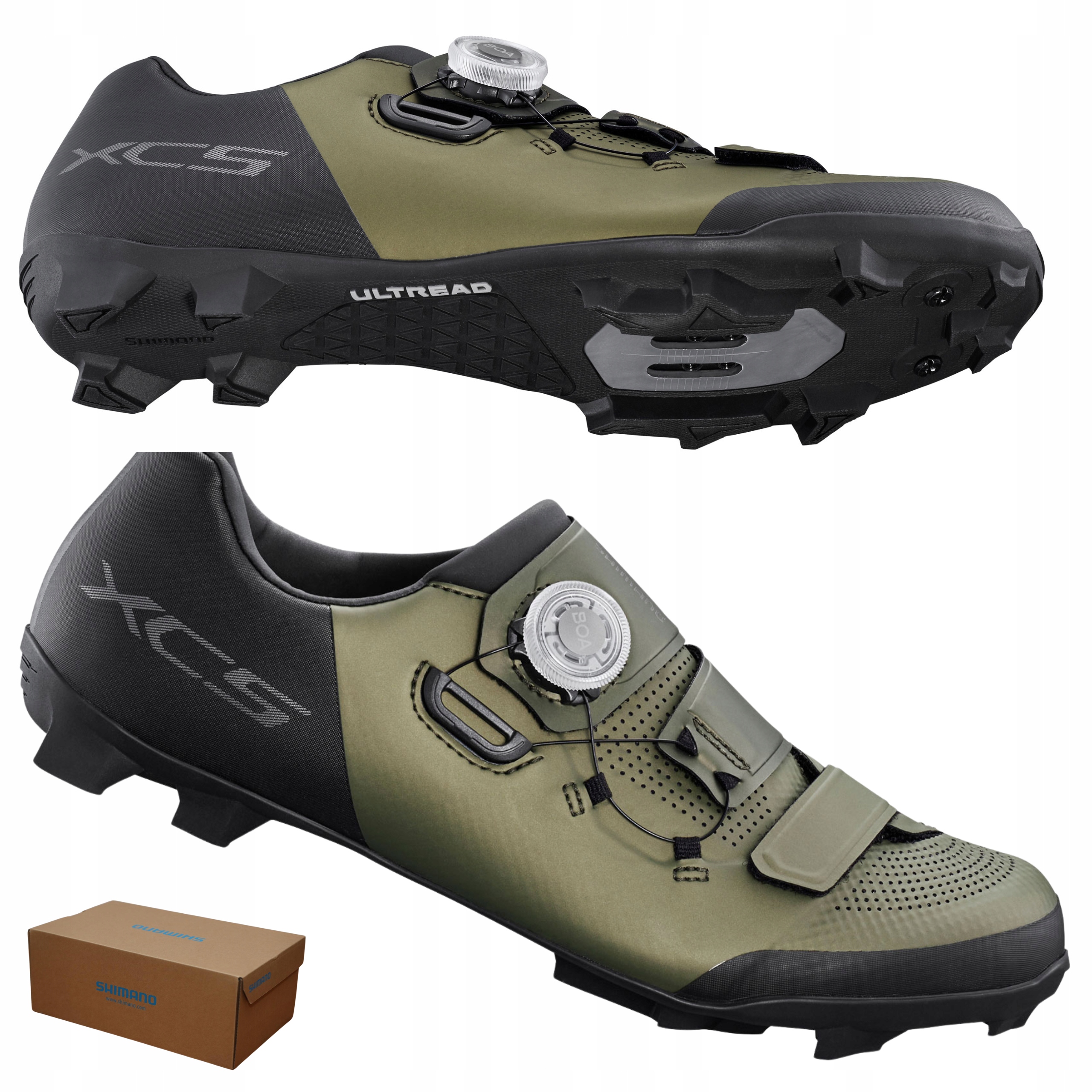 Buty rowerowe Spd Mtb XC Gravel Shimano SH-XC502 XC5 r. 43 Boa Sztywne Box