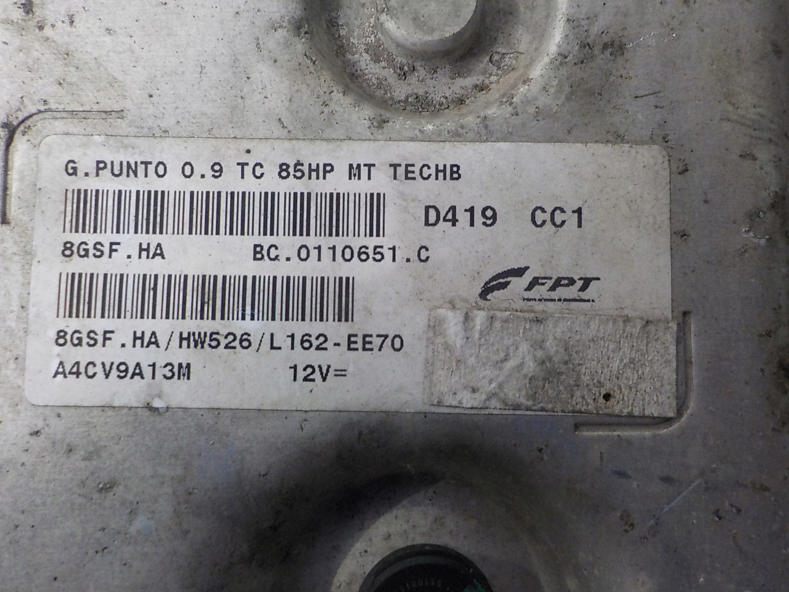 FIAT Computer Bedienteil 8GSF.HA 51926692 D419