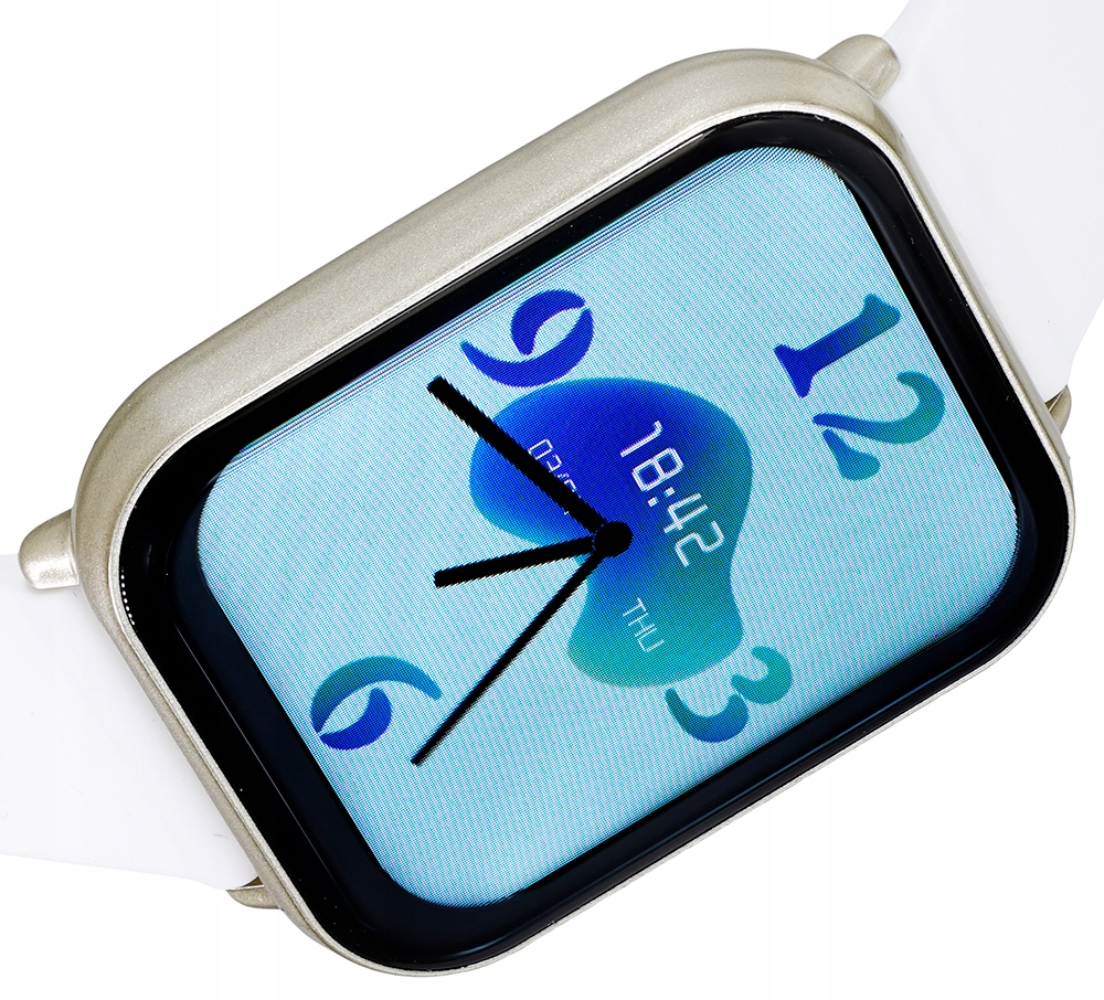 Smartwatch damski Bluetooth rozmowy i powiadomienia tętno sen menu Pl Bt