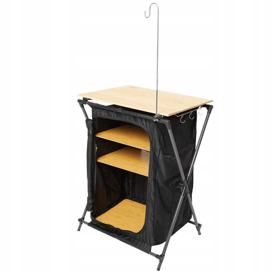 Turistická Skládací Kempingová Skříňka Se 3 Policemi Froyak 85x60x46