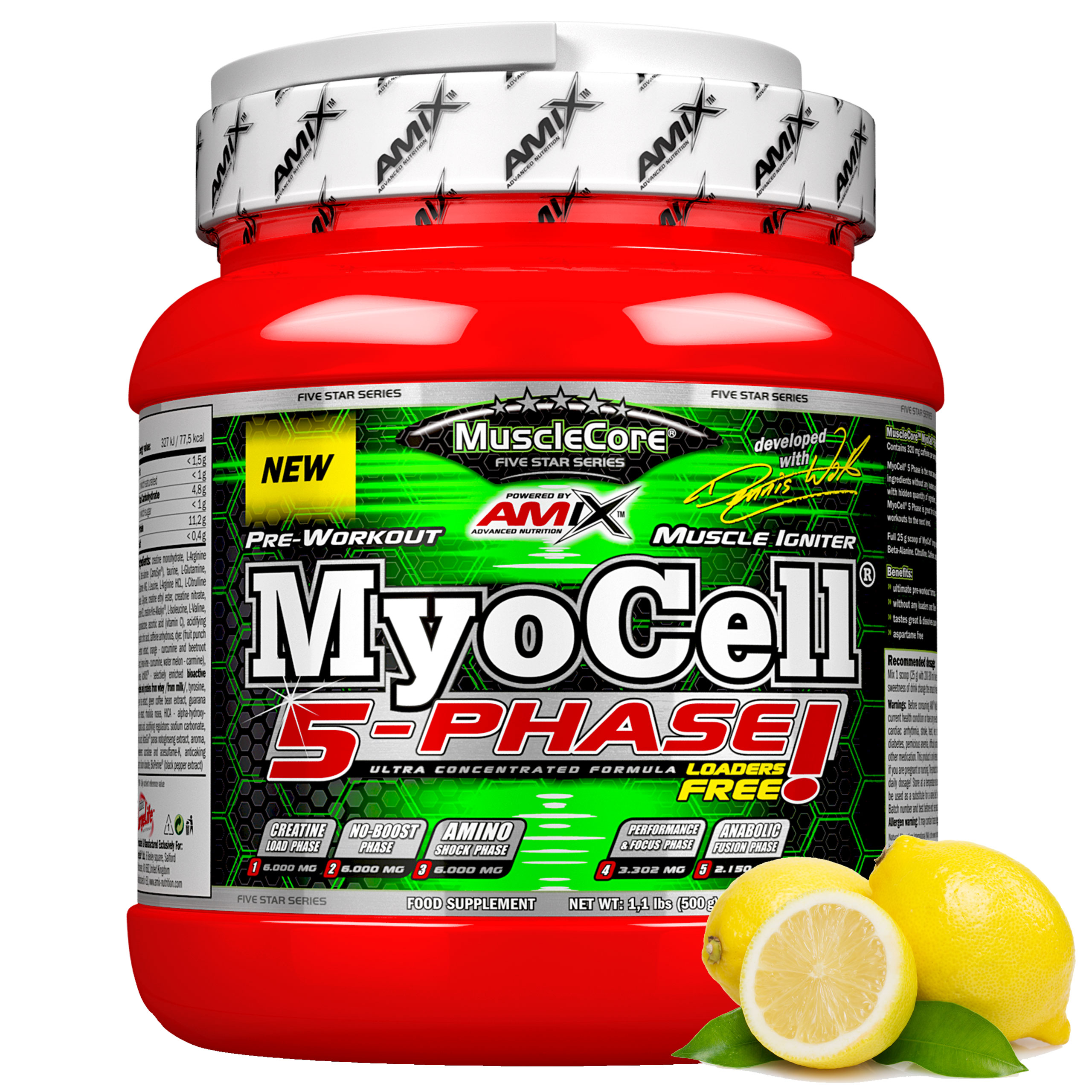 Předtréninkovka pre workout Usa pumpa síla soustředění ovocný punč 300 mg