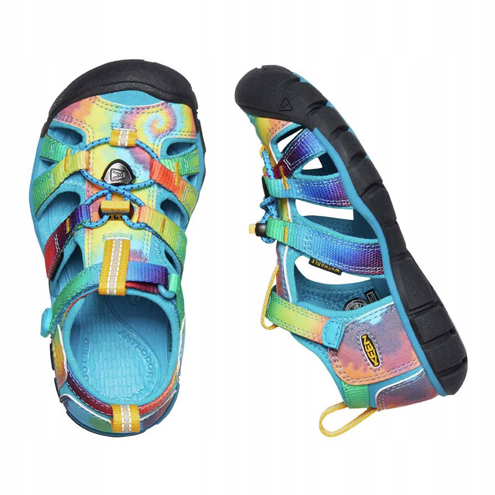 SANDAŁY DZIECIĘCE KEEN SEACAMP II VIVID BLUE ORIGINAL TIE 25/26 1025133 Marka Keen