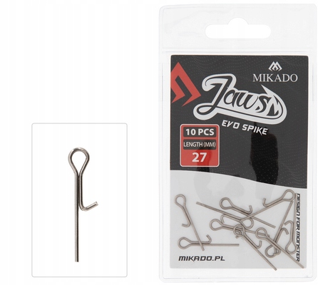Mikado Pin Do Przynęt Jaws Evo Spike 27MM 10SZT