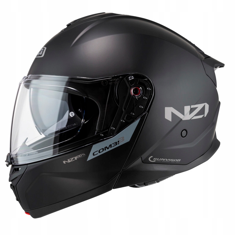 Motocyklová Prilba Nzi Combi 3 Duo Matt Black Xs