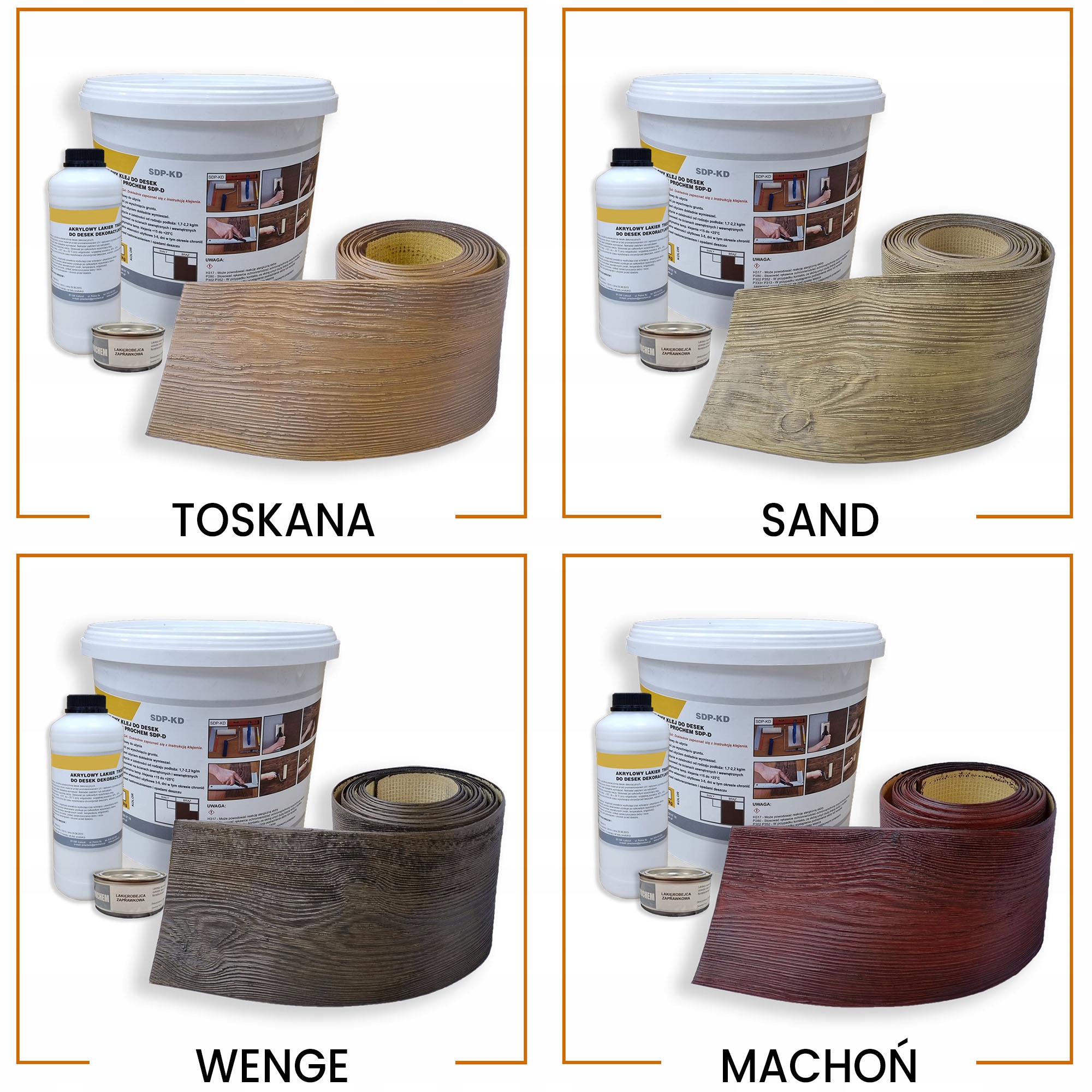 ELASTYCZNA DESKA Elewacyjna - Pomalowana ZESTAW Stan opakowania oryginalne