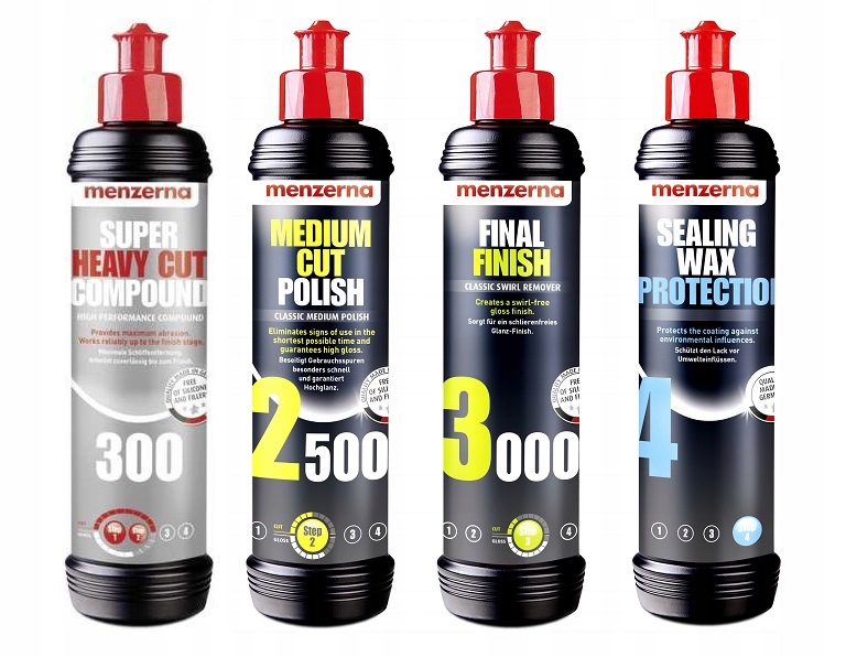 Menzerna паста SHCC300 + MCP2500 + FF3000 + SW