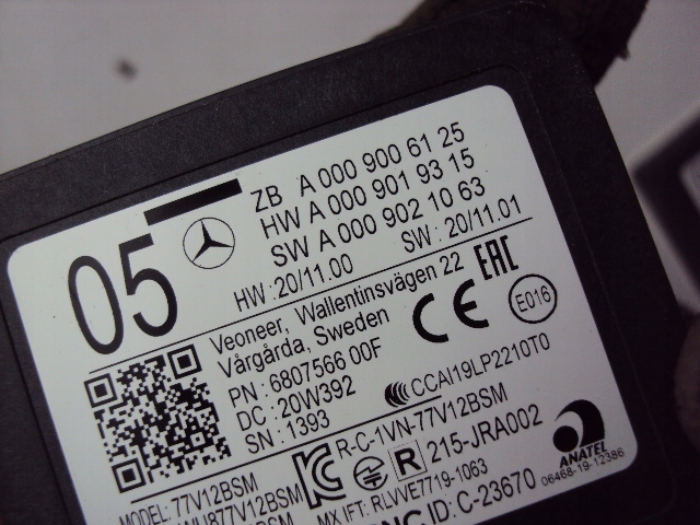 RADAR ASYSTEN PASA MERCEDES E-KLASA W213 LIFT Typ samochodu Samochody osobowe