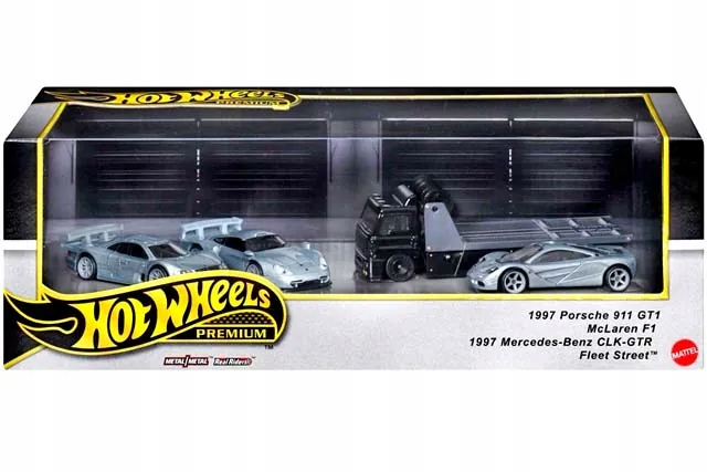 Hot Wheels Premium diorama zestaw 4 autek JBM07