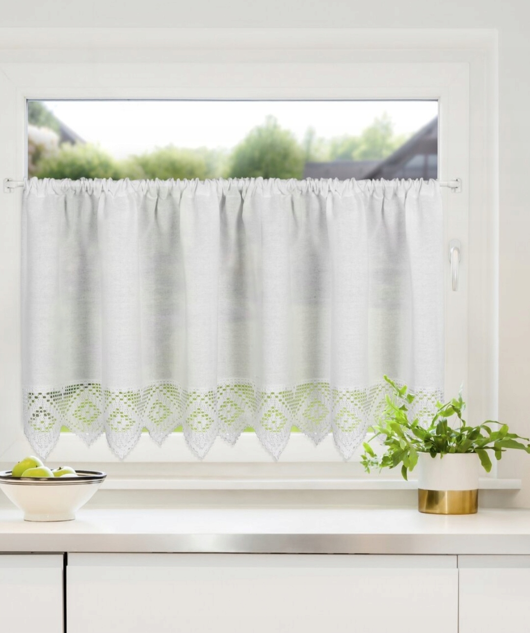 

Firana zazdroska 60 cm płótno