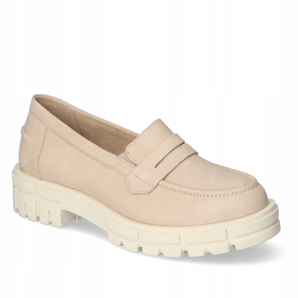 

Mokasyny Caprice 9-24755-28/440 Beżowe Nubuk