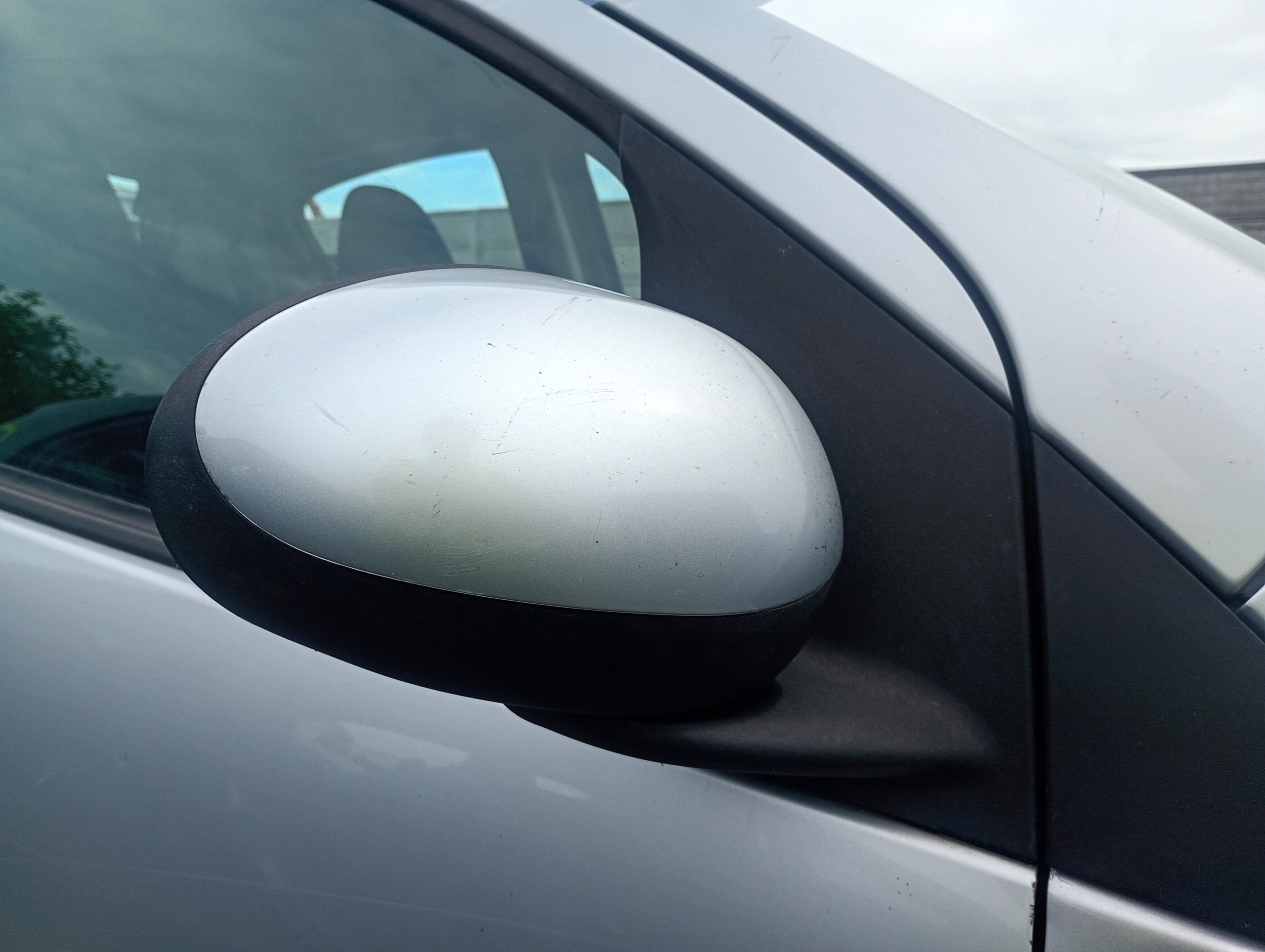 mirror right manually Citroen C1 05-14 kod lakieru KTB
