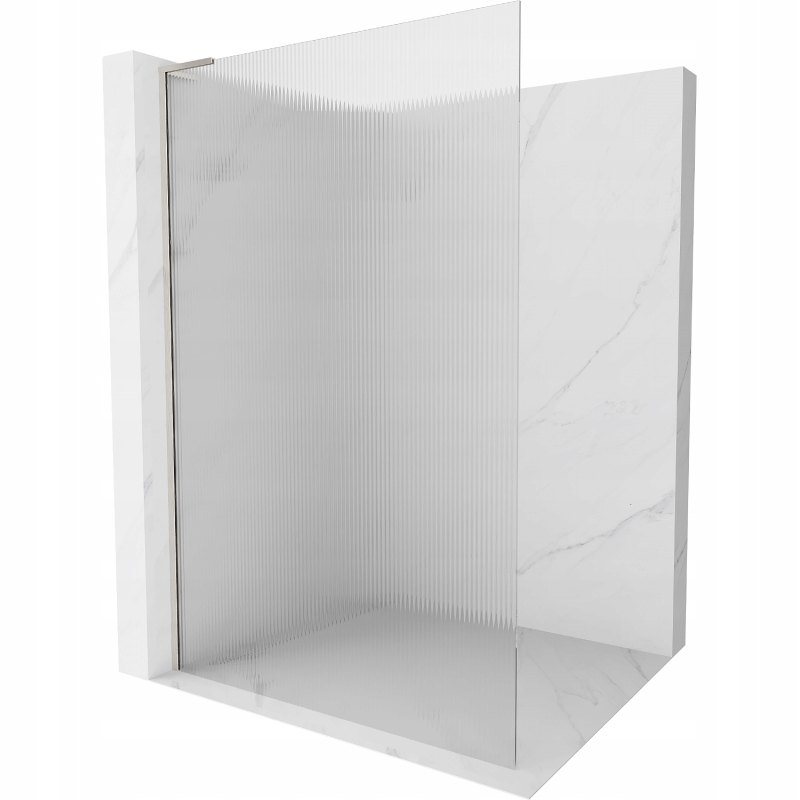 Mexen Kioto L Walk-in 90x200, matné sklo, nikl