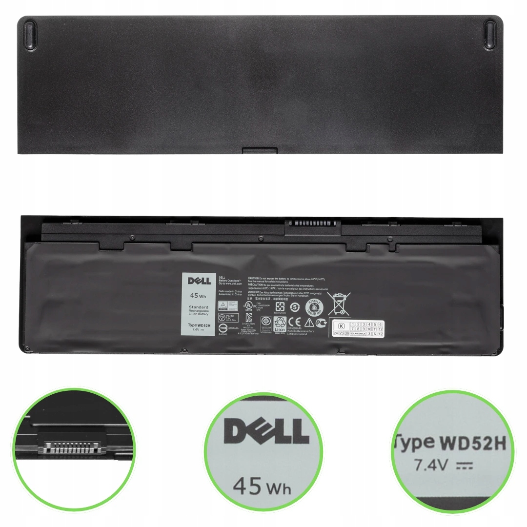 Originál Batéria Dell 12 7000 E7240 E7250 451-BBFX WD52H