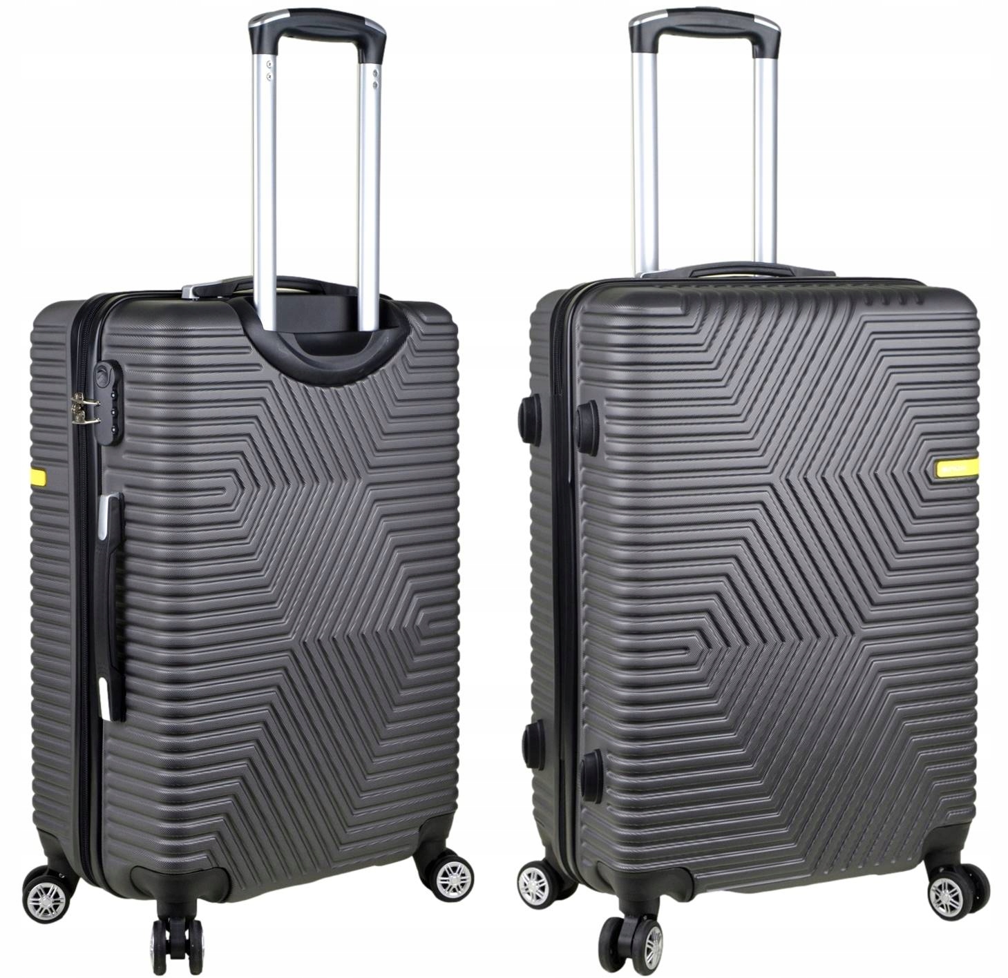 Średnia walizka poliwęglan firmy SunBag model Libra poj 65 l- kolor grafit