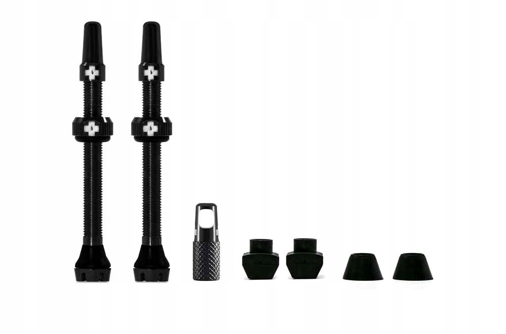 Ventily Muc-Off Tubeless Valves V2 60 mm Černé, 60 MM