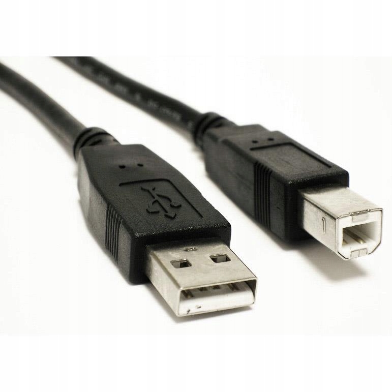 Kabel USB - USB AM-AB 2.0 3m Akyga do drukarki Stan opakowania oryginalne