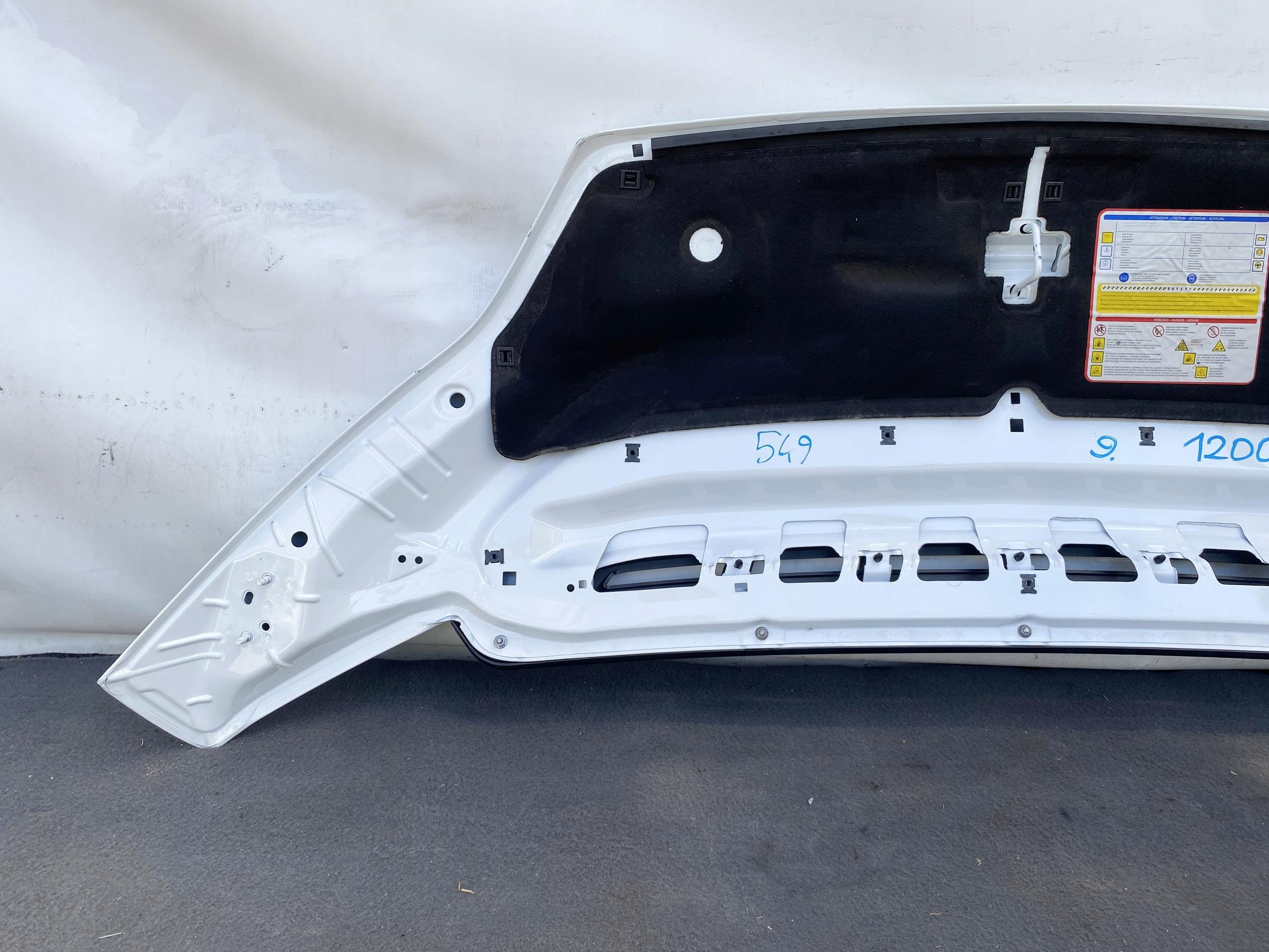 DUCATO BOXER JUMPER 14- bonnet BIALA 549 originál