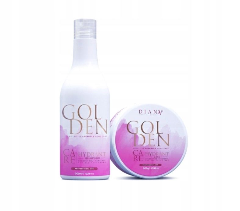 Diana Beauty Golden Zestaw Po Nanoplastii 300 ml 300 g