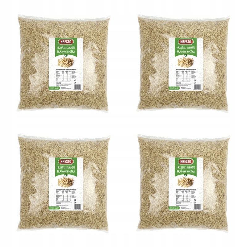 Kresto Arašídy (zemní) pražené kostka 3 kg X4