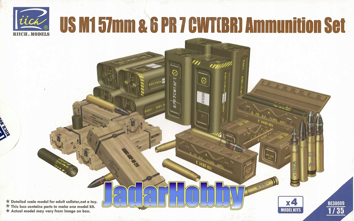 Riich Models RE30009 1/35 Us M1 57mm & 6PR 7cwt