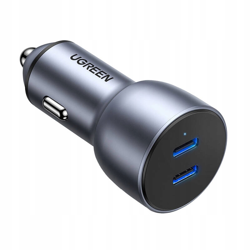 Ładowarka Samochodowa Ugreen CD213 36W 2X Usb C Pd Szara