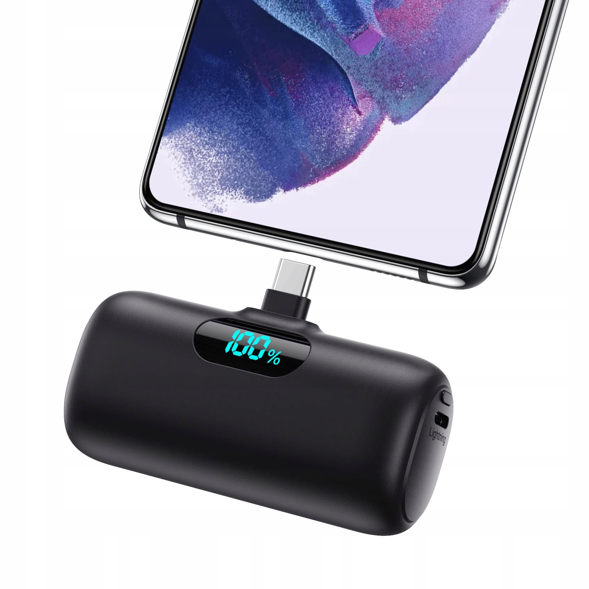 FEOB Power Bank USB C 5000mAh 15W PD Szybkie Ładowanie LCD iPhone Samsung — miniatura 2