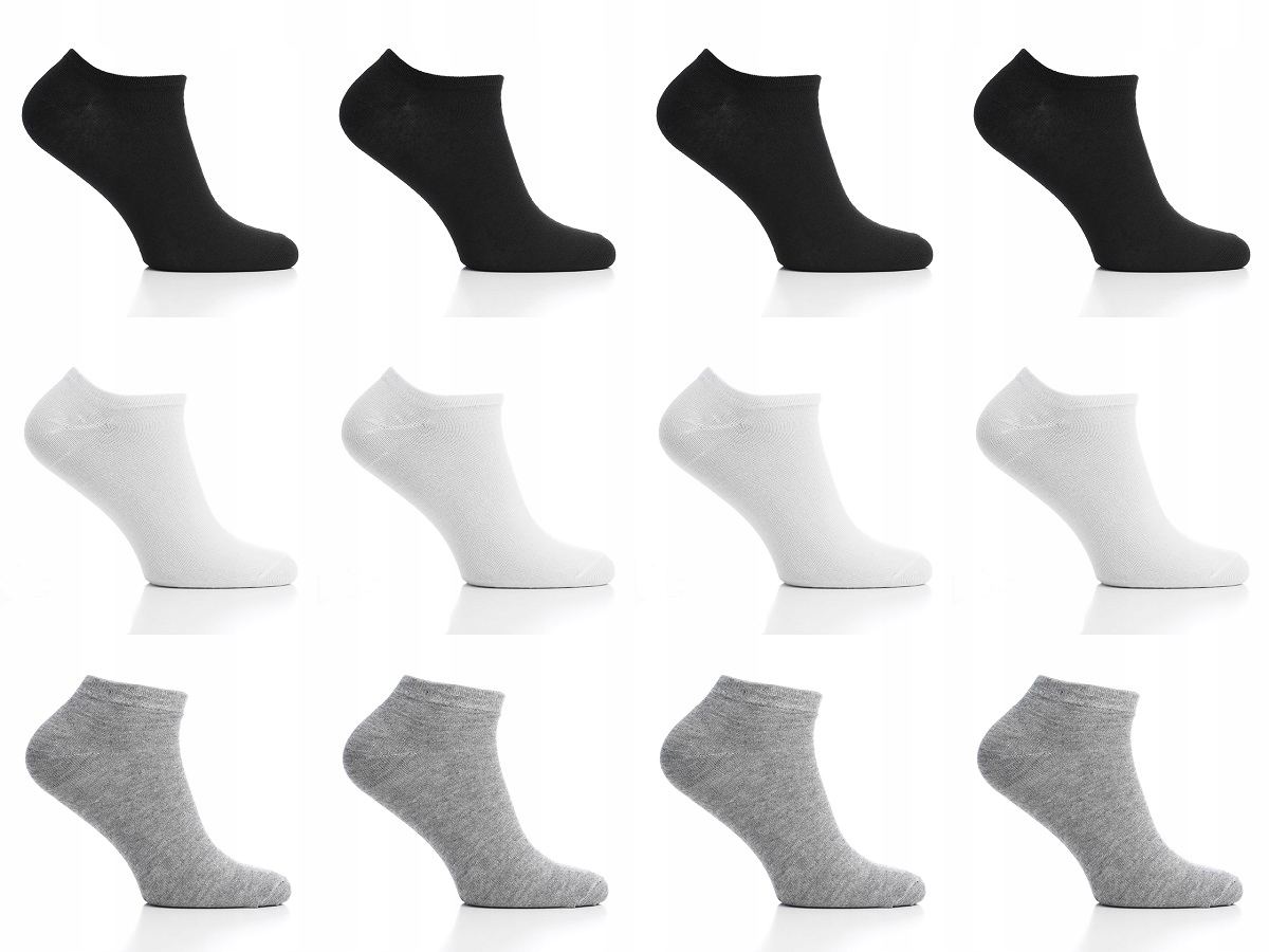 

12x Skarpety Stopki Damskie 38-42 Bawełna