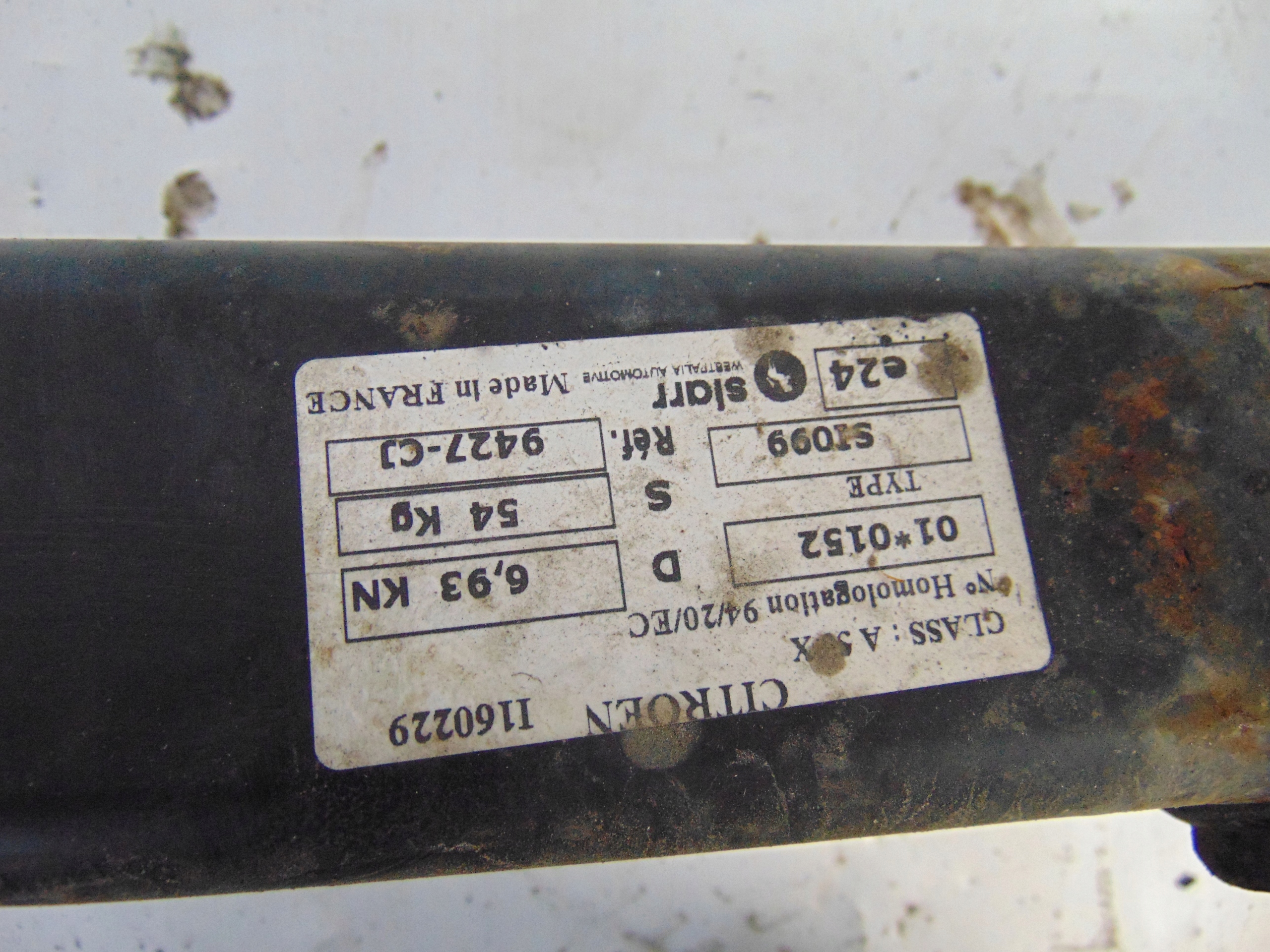 HAK HOLOWNICZY CITROEN DS3 Producent inny