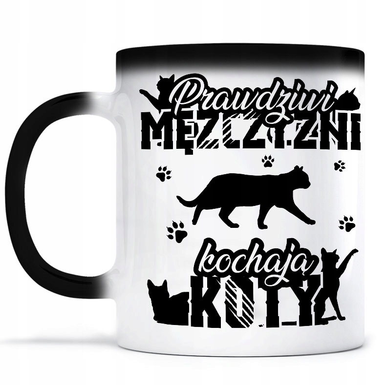 

Magiczny Kubek Prawdziwi Kochają Koty Kot