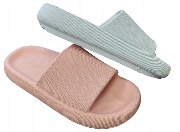 Klapki na grubej podeszwie grube piankowe 39 40 nr