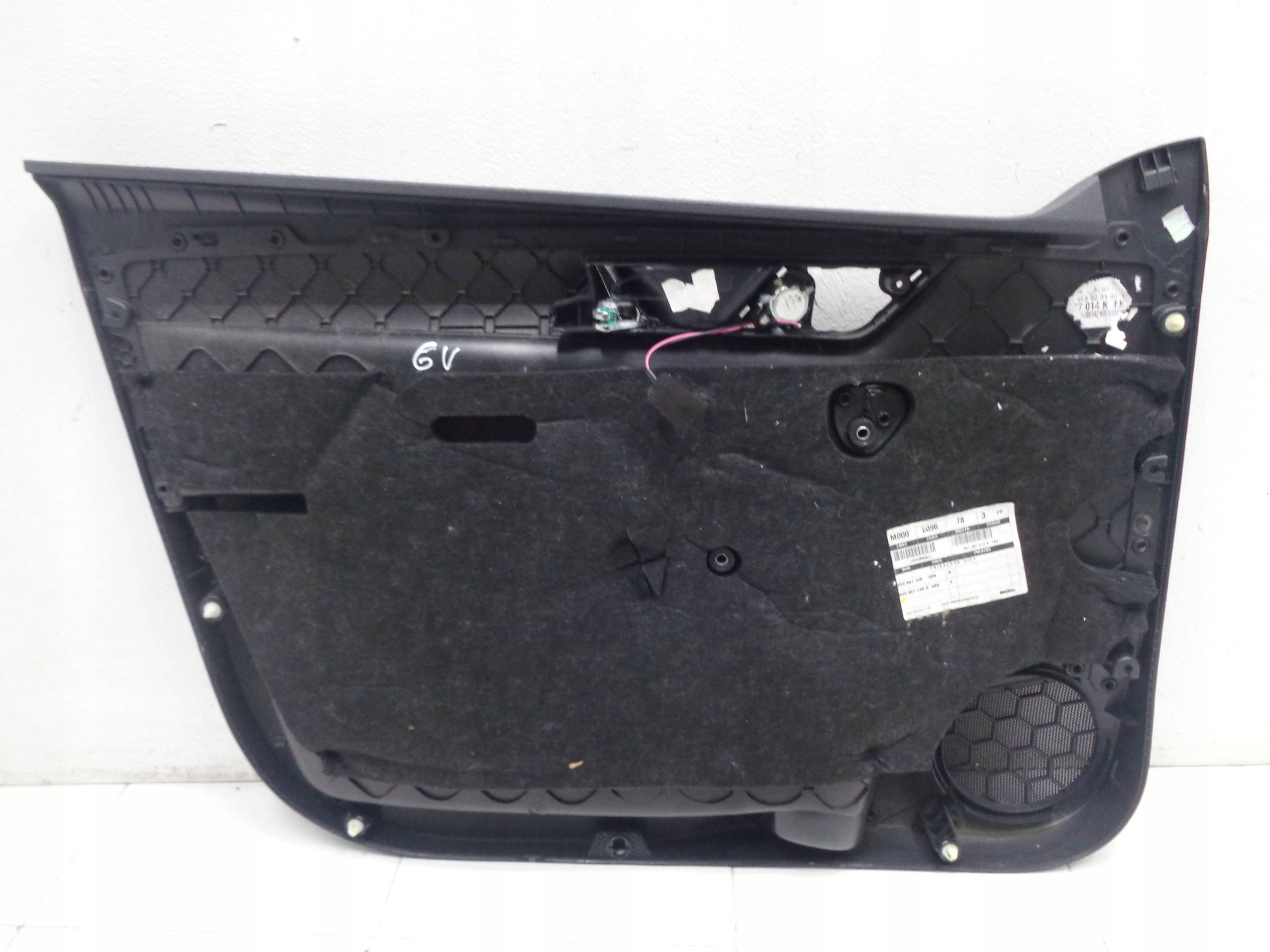 SKODA FABIA III 6V upholstery door right front front 14R