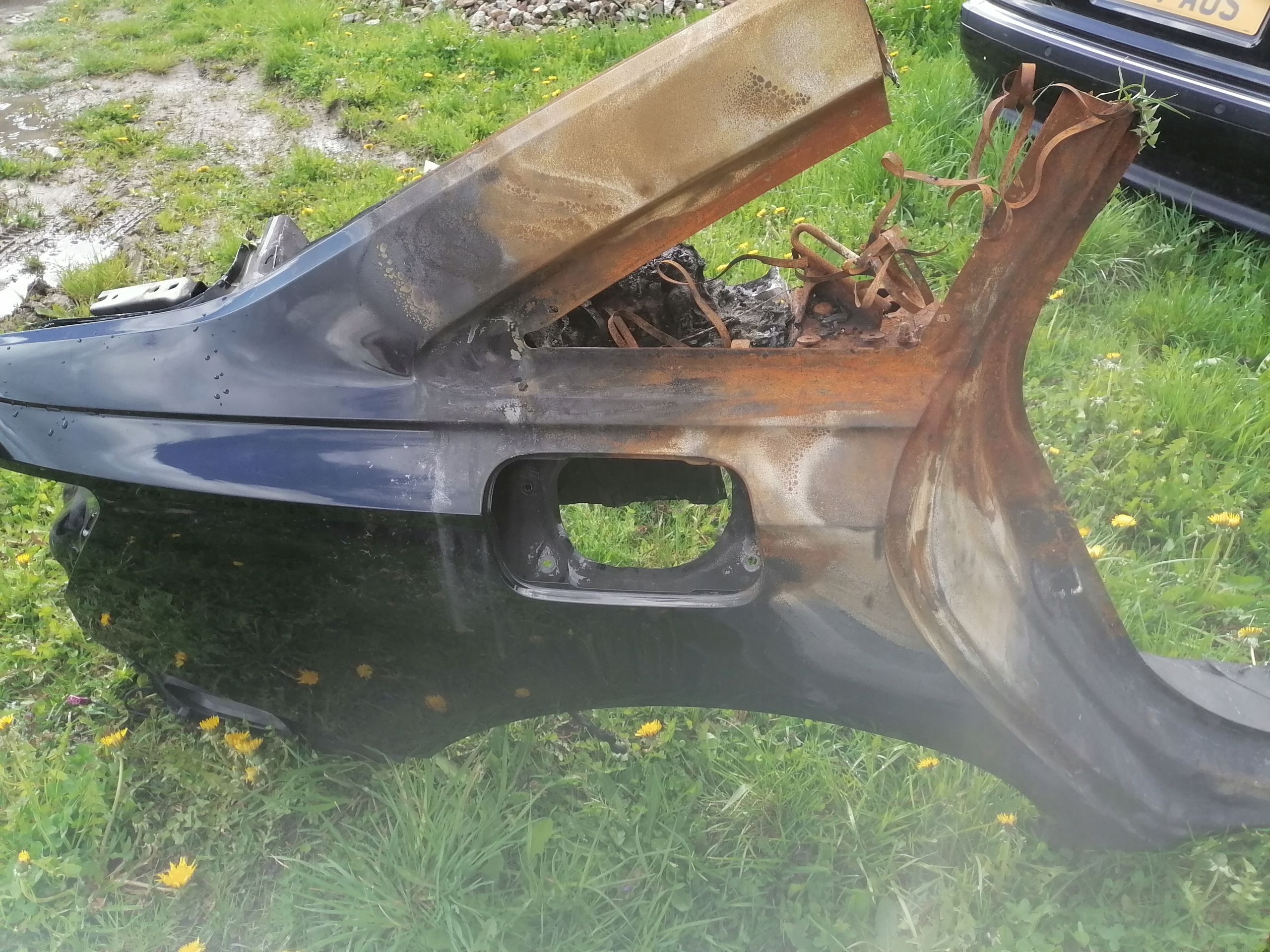quarter right rear part Audi a6 c8 sedan