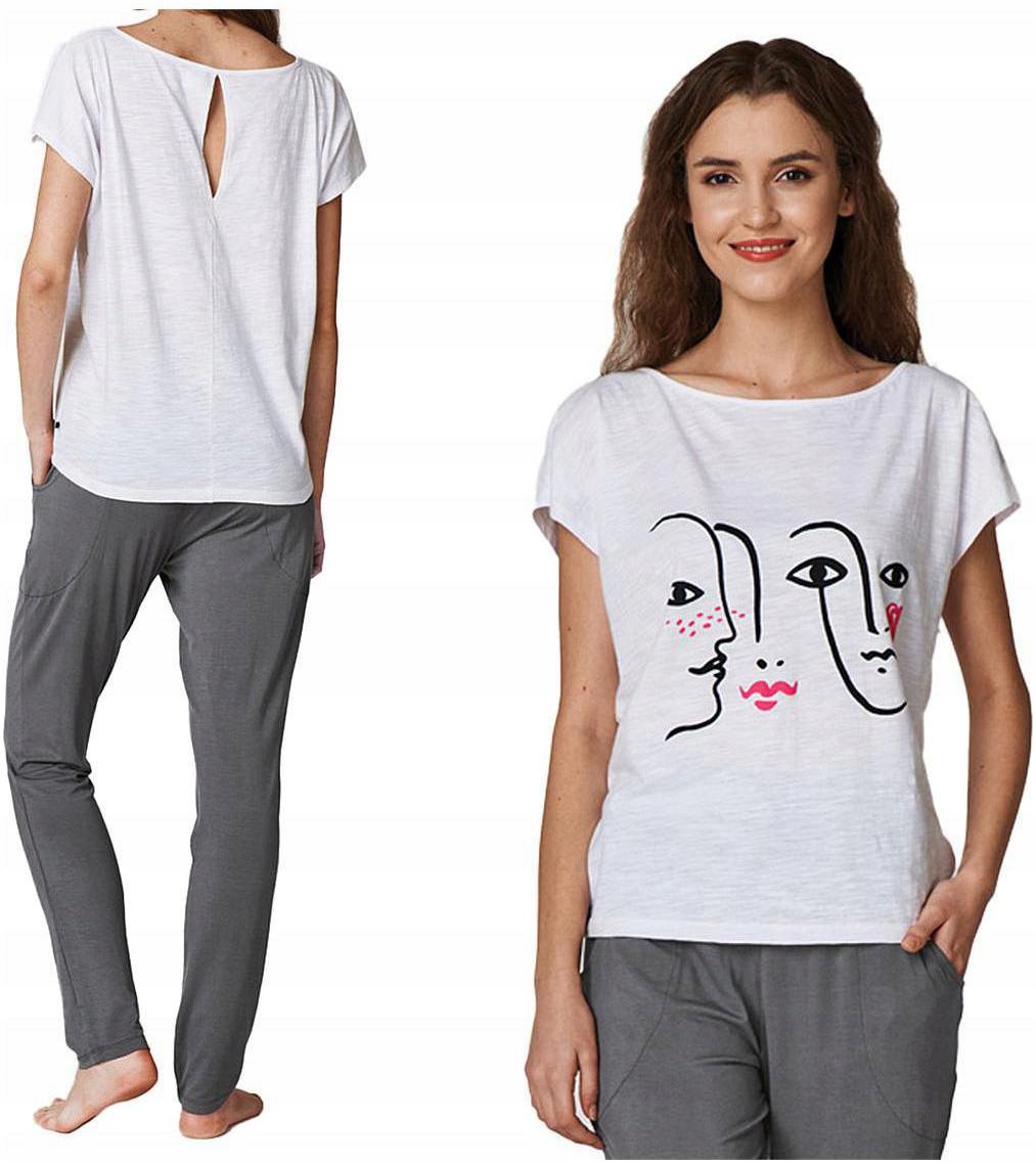 Dámský komplet s dlouhými kalhotami Lhs 720 4XL