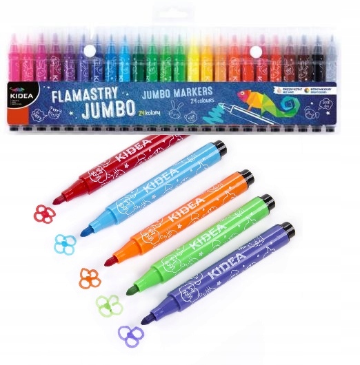 

Pisaki Flamastry Jumbo 24 Kidea