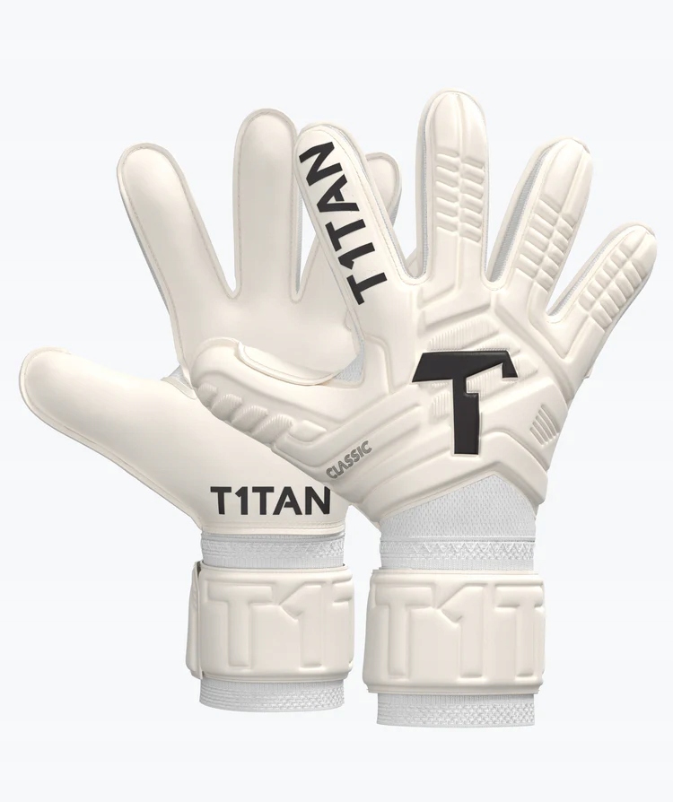 Rękawice Bramkarskie T1TAN Classic 1.0 White-out r.8